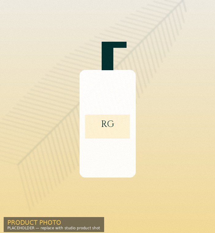 Gentle Botanical Cleanser bottle — Royal Glow Essentials